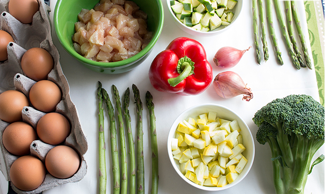 Resep Diabetes Friendly - Resep Ayam dan Sayur Fritatta